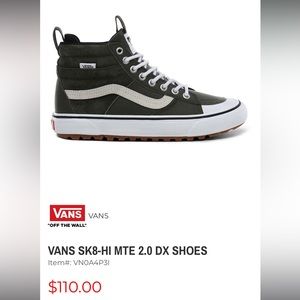 Vans Sk8-hi MTE 2.0 DX